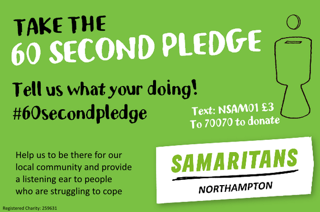 #60secondpledge: The Samaritans Run National Awareness Campaign to Create UK’s Largest Conversation 