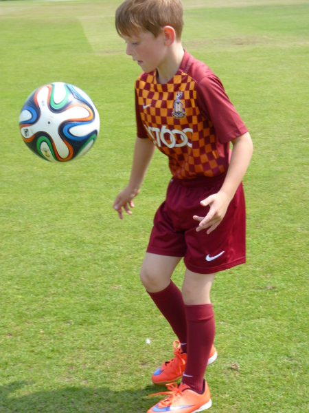 8-year-old boy with Cystic Fibrosis joins Bradford City Football Academy