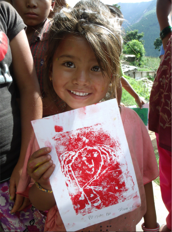 Using Art to Rebuild a Community in Nepal
