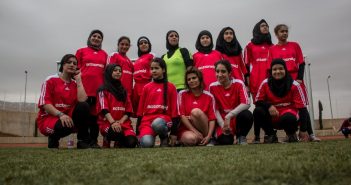 The all-female refugee football team shattering that glass ceiling (and scoring goals while they’re at it)