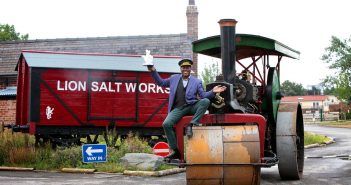 Ainsley Harriott Celebrates the Lion Salt Works being voted the UK’s Best Heritage Project