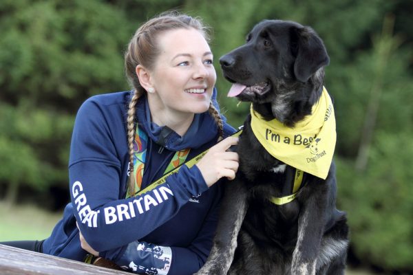 Leeds Olympian gets pup on track to new home