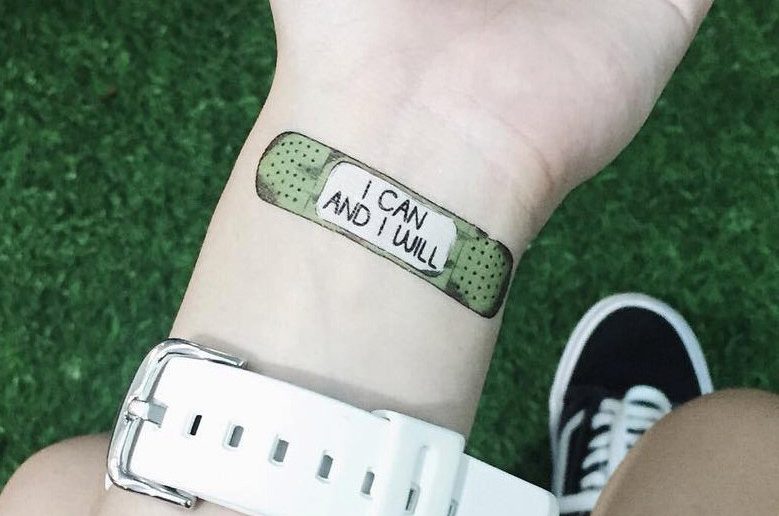 Motivational Tattoos a Pick Me Up for Those Less Great Days