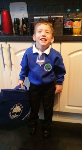 Boy who defied doctors’ expectations packs bag ready for school