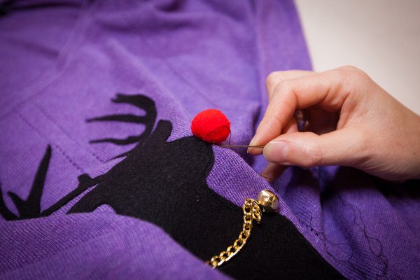 Free festive sewing workshops give Londoners the skills to make their Christmas jumpers sparkle