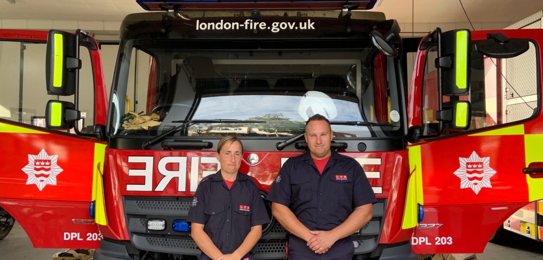 Three off-duty firefighters save man’s life using vital first aid skills learnt at work