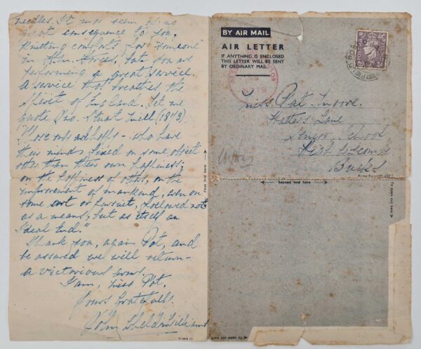 LOST WORLD WAR TWO LETTER FINALLY REACHES FAMILY AFTER 76 YEARS
