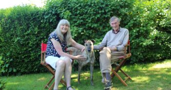 Dog Lovers Rescue Greyhound and Discover Surprise Family Link