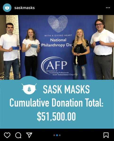 Canadian student-led mask initiative supports communities at the height of the pandemic