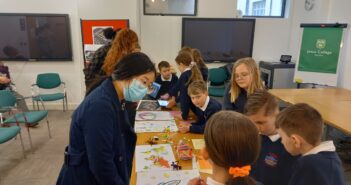 Primary school pupils inspired as they present their work at University of Oxford