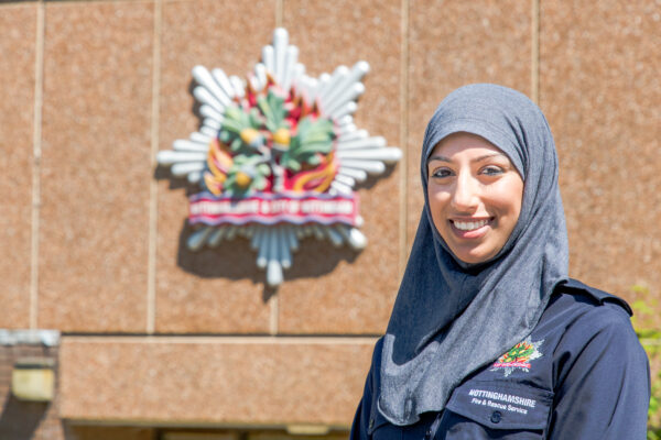 First UK Firefighter Wearing a Hijab Wins Award