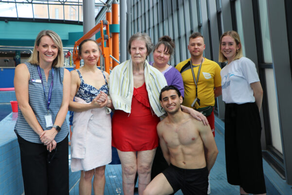 Motion Exercise CIC and Sheffield City Trust Make Care Home Resident’s Swimming Wish Come True!
